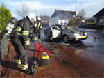 Prio 1 Brand Wegvervoer Auto Piterpolle Twijzel